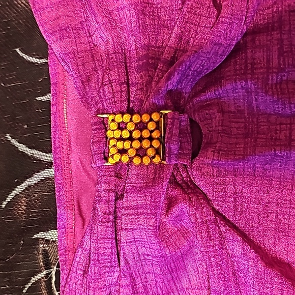 Womens sz large Gossip two piece swimsuit. Purple and orange - Picture 8 of 10